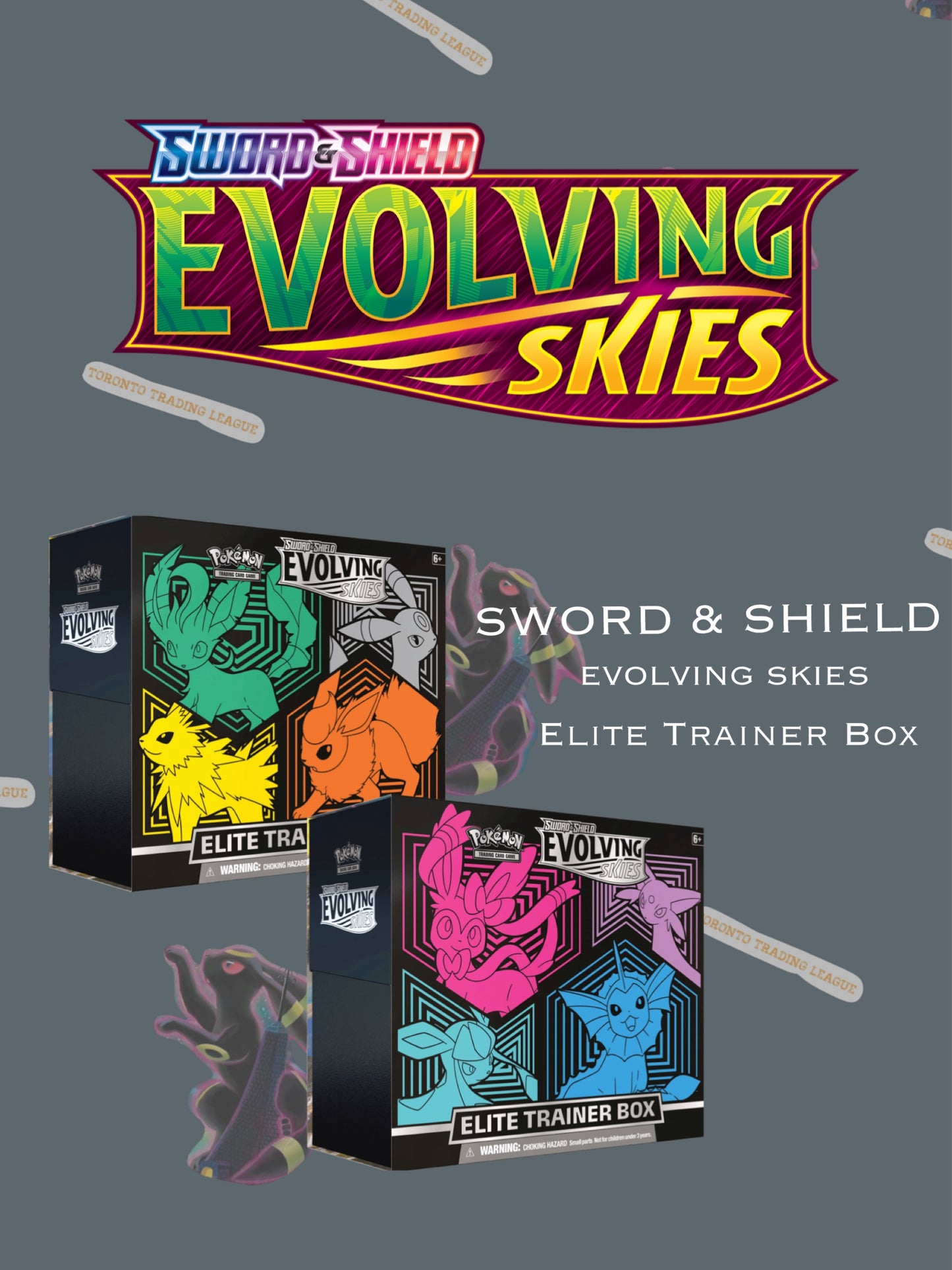 S&S Evolving Skies Elite Trainer Box Set of 2 (ETB)