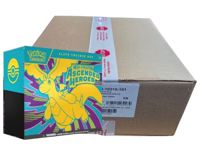 ME2.5 Ascended Heroes Elite Trainer Box Sealed Case