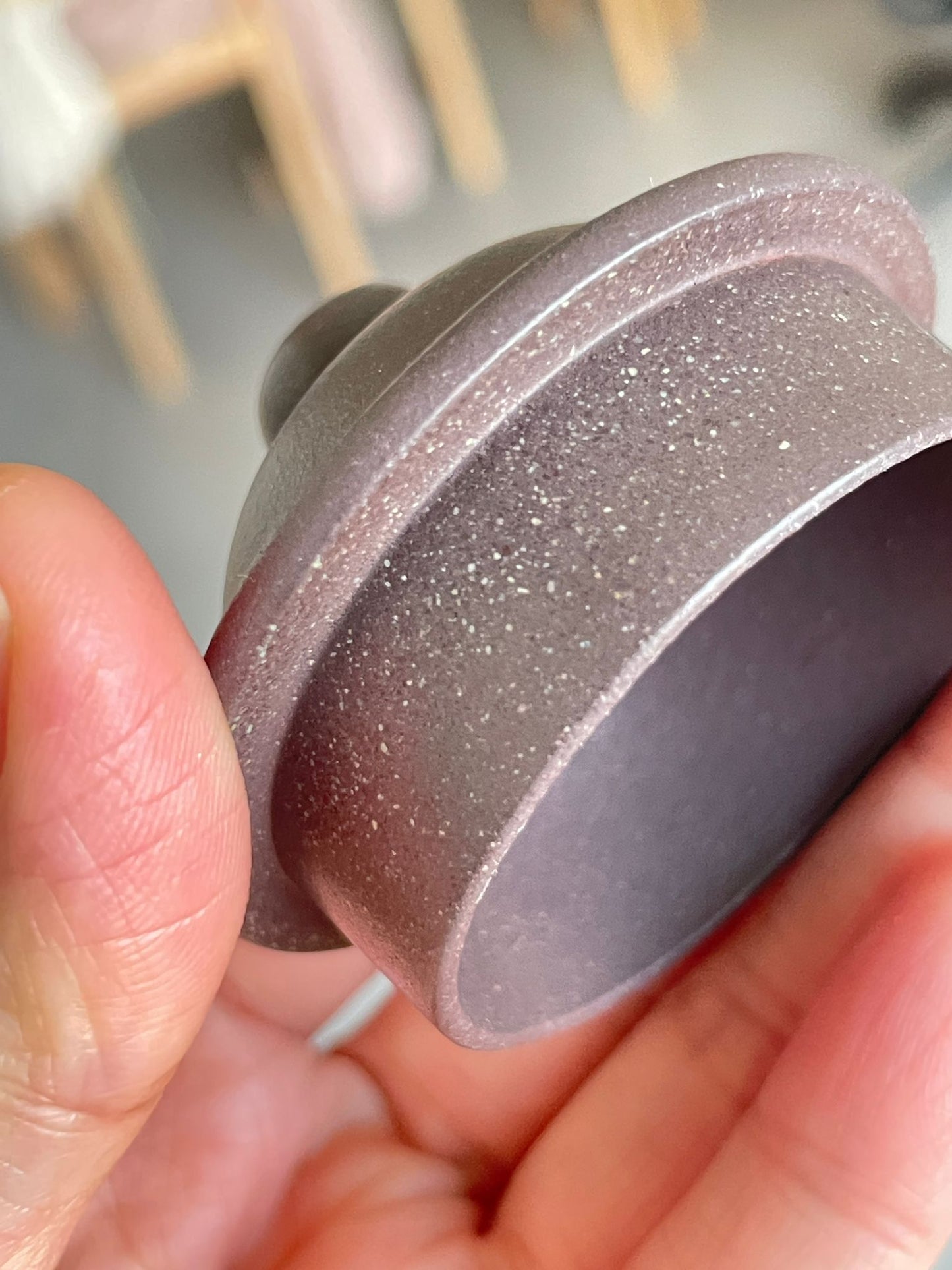 Zisha Violet purple clay Tea pot 200ml 紫砂 紫罗兰掇球茶壶