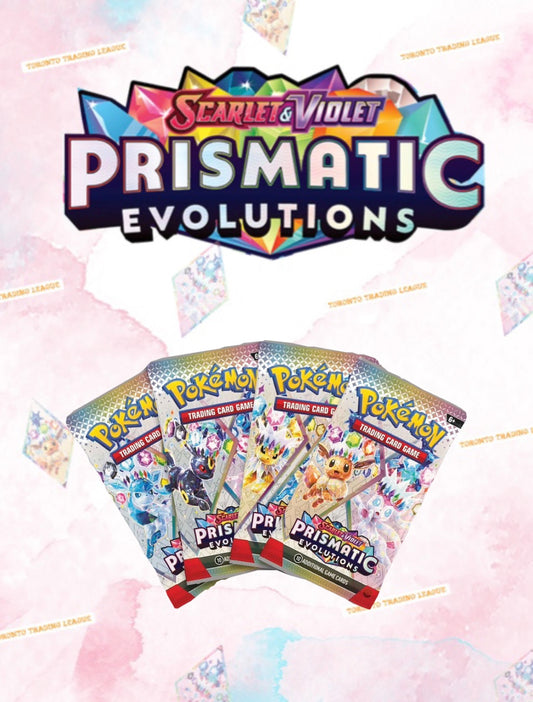 SV8.5 Prismatic Evolutions Booster Packs (2 packs)