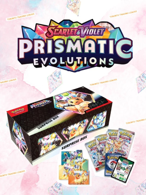 新品 Prismatic Evolutions Surprise Box Pokemon Prismatic Evolutions Surprise Box at King Card Canada