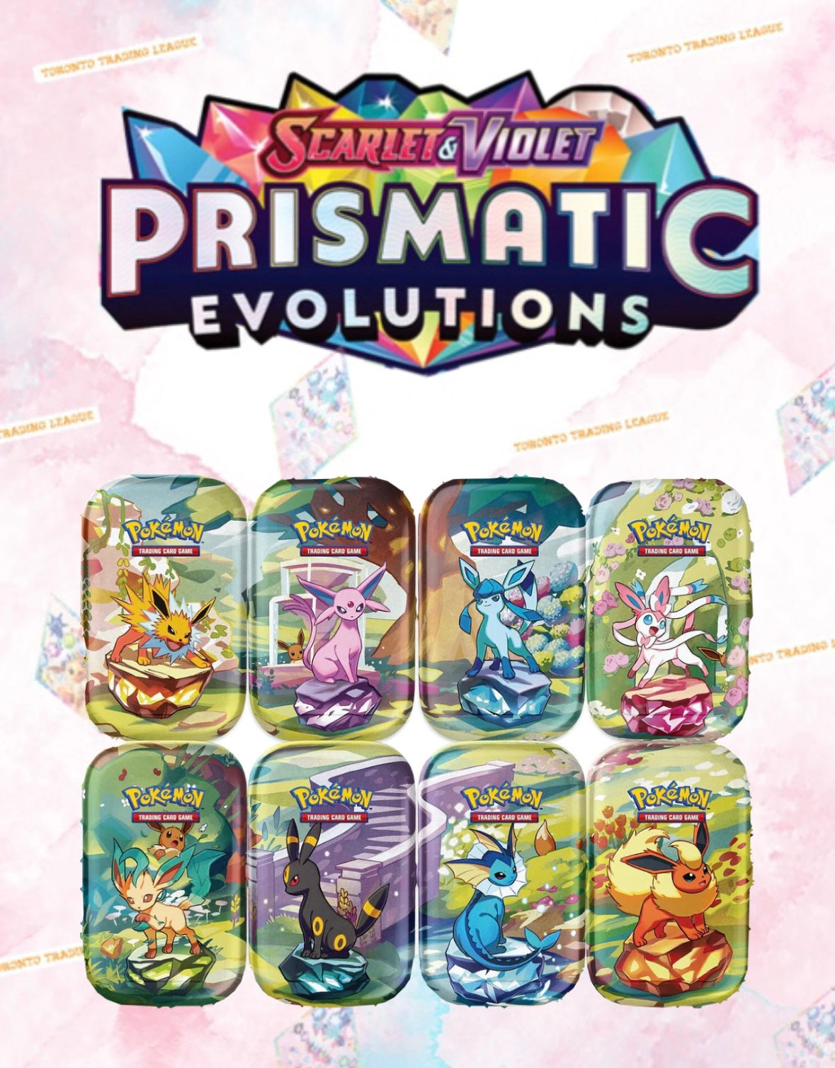 SV8.5 prismatic evolutions Mini Tin