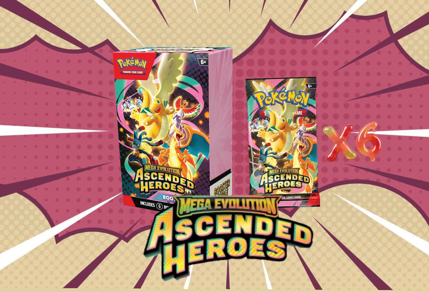 ME2.5 Ascended Heroes booster bundle Box