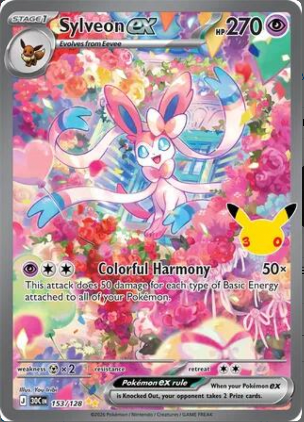 Sylveon ex # 153/128