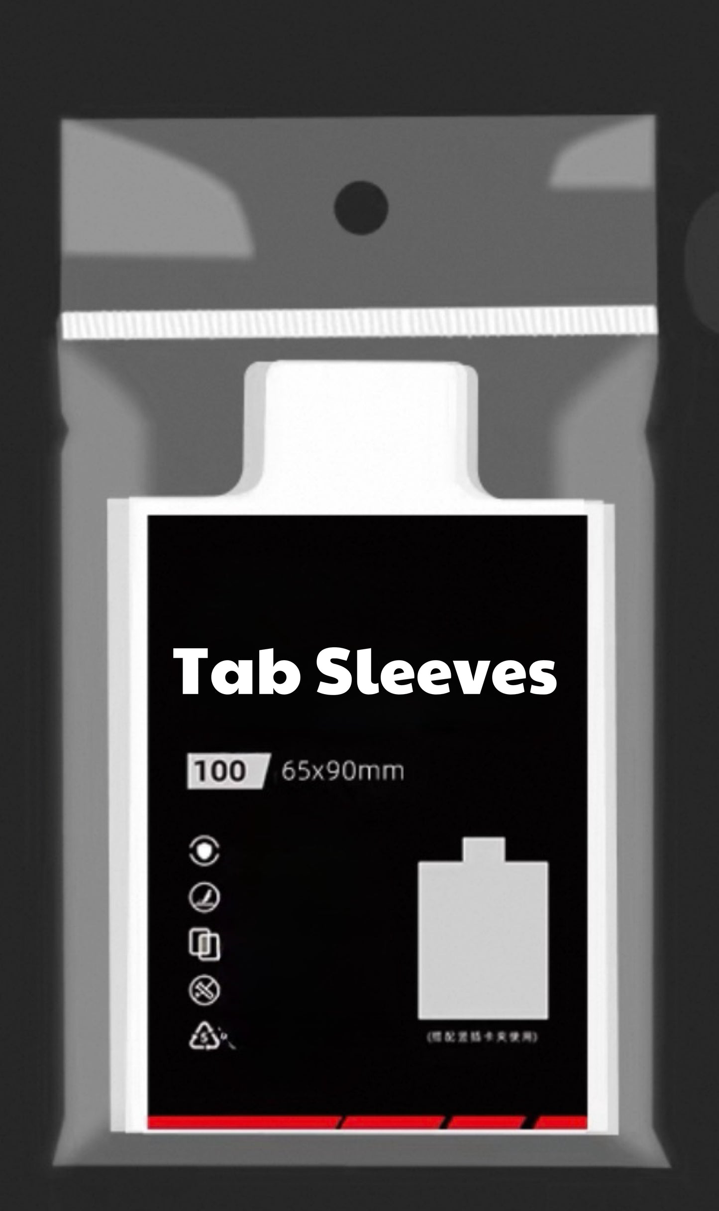 Tab Card sleeves (100 sleeves)