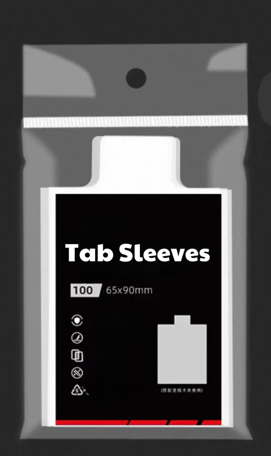 Tab Card sleeves (100 sleeves)