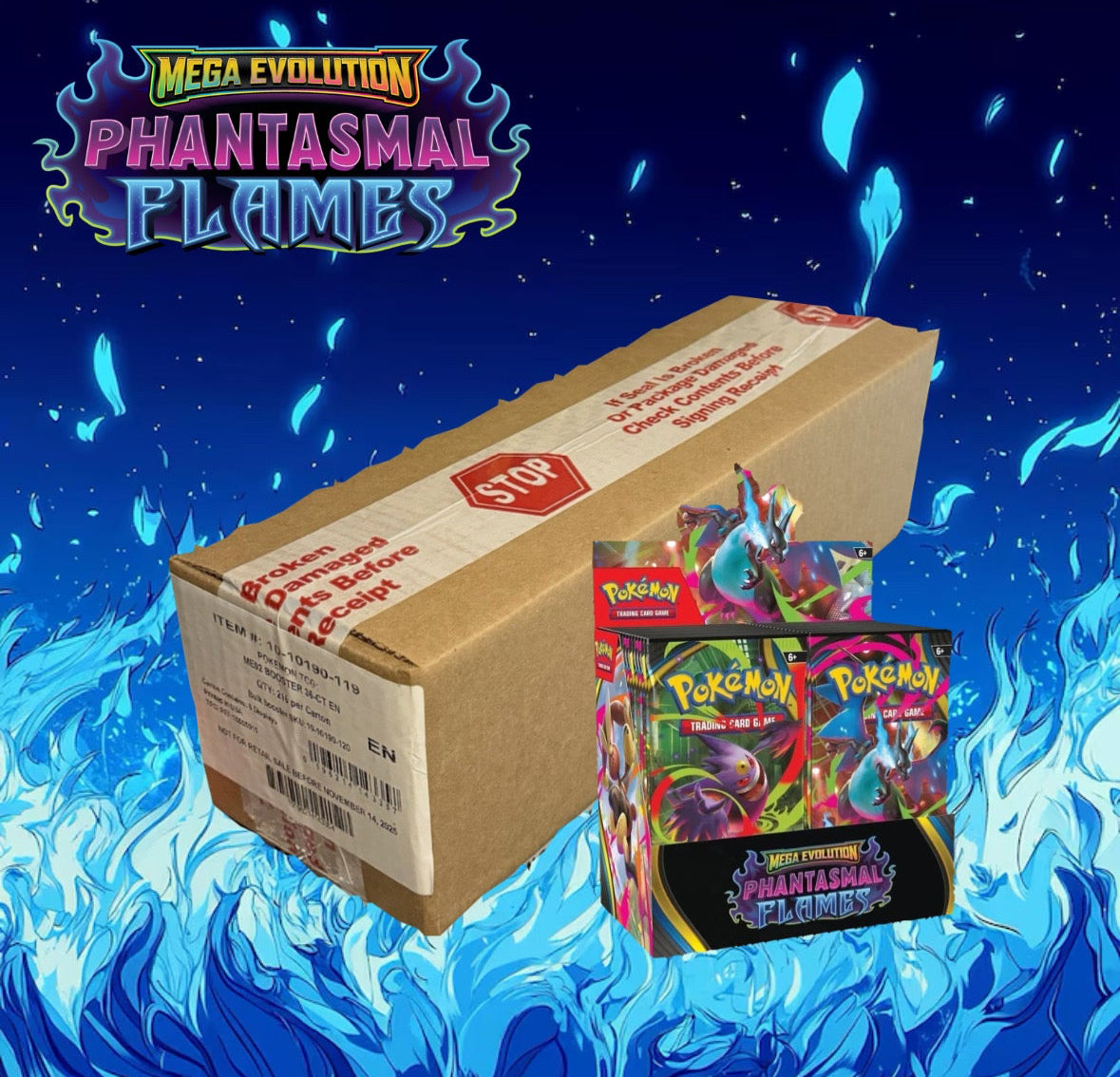 ME2 Phantasmal Flames Booster Box Case