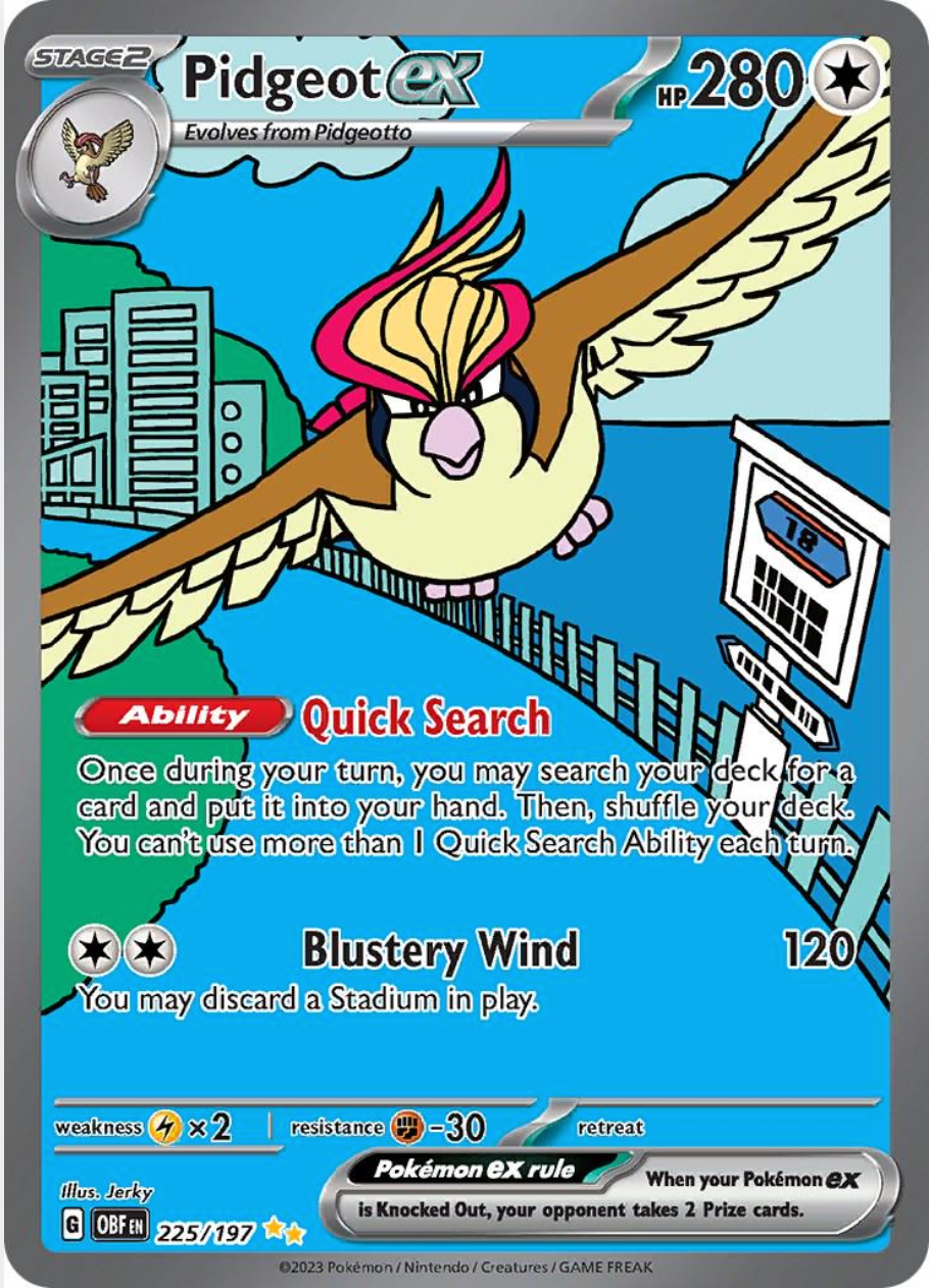 Pidgeot ex #225