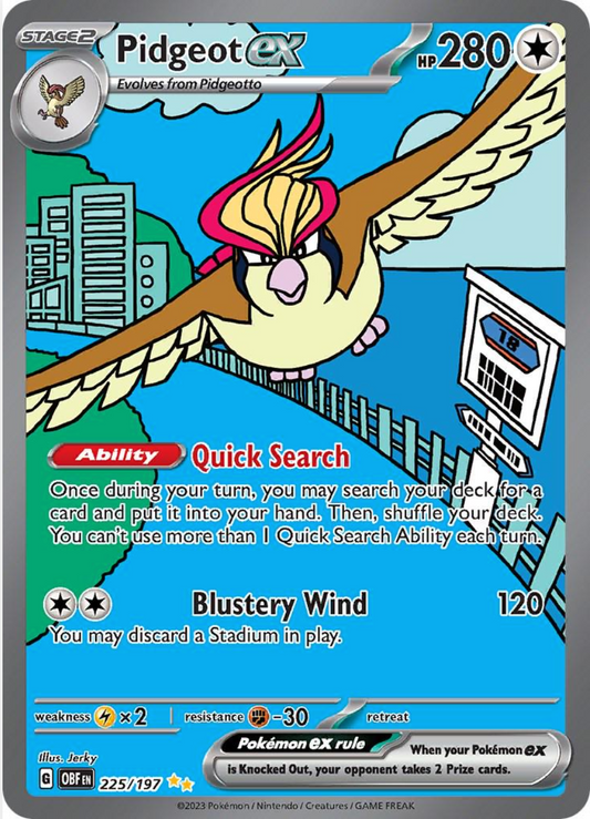 Pidgeot ex #225