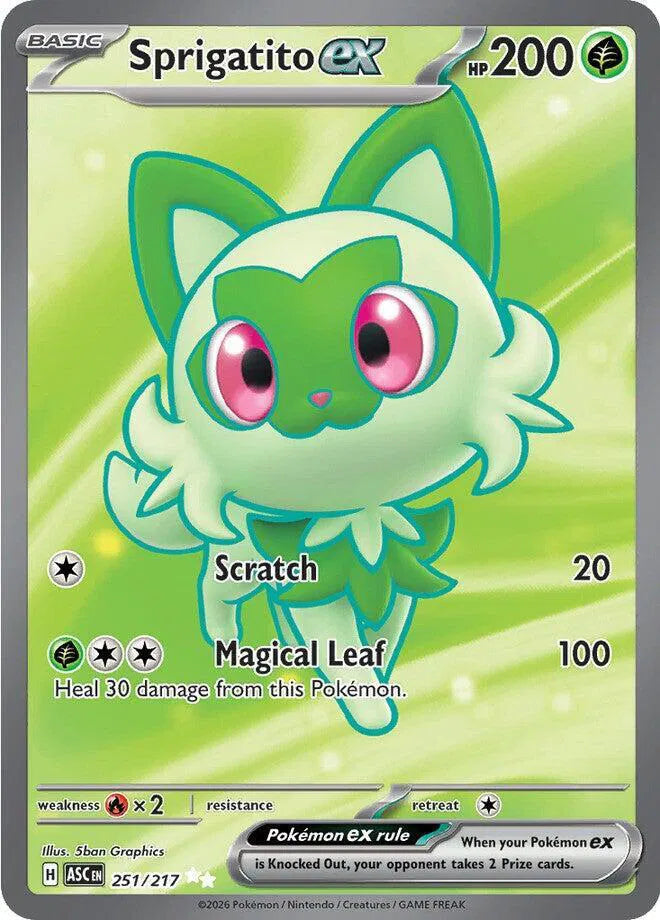 (NM) Sprigatito ex #251