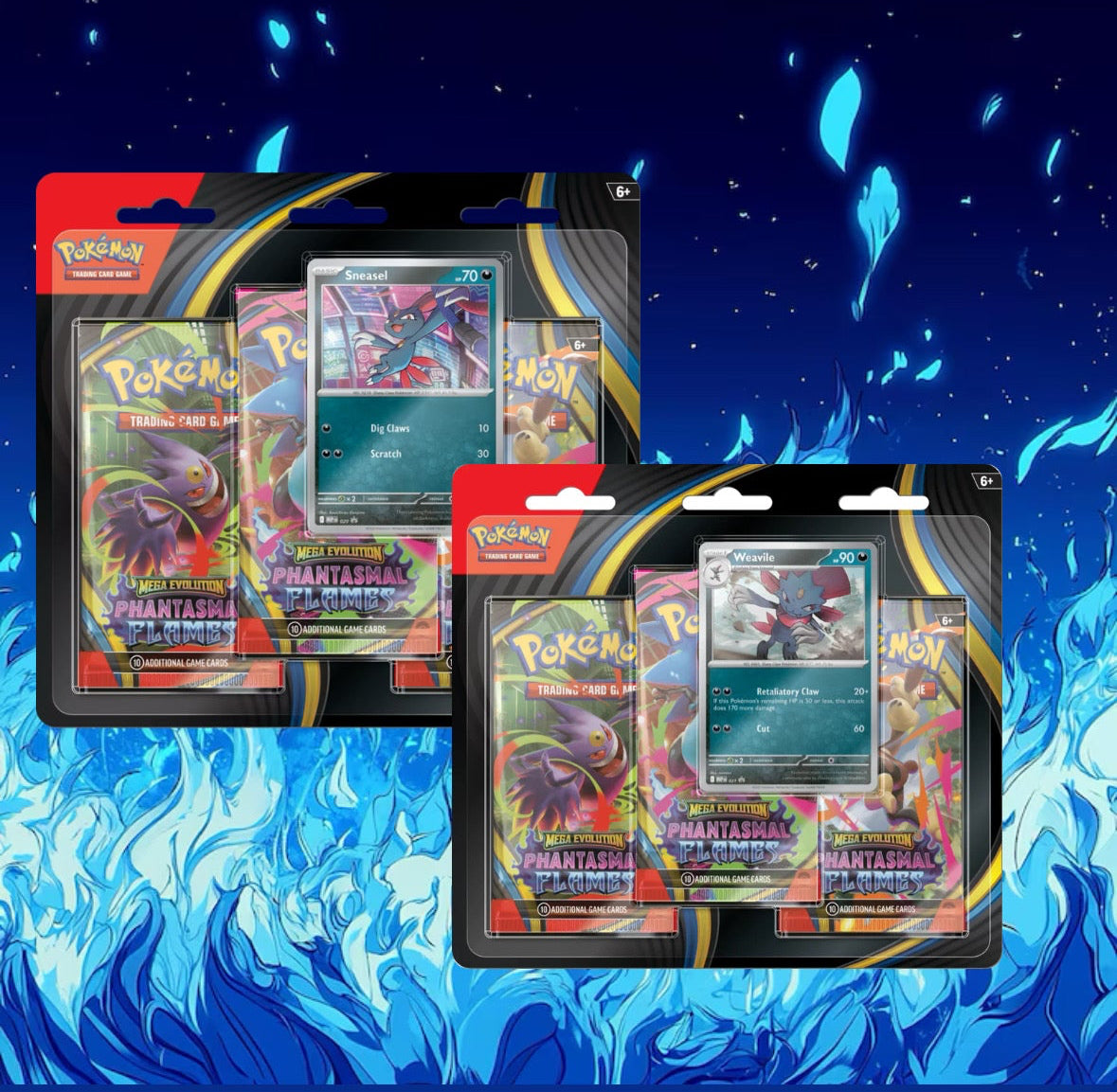 ME2 Phantasmal Flames 3 Packs Blister (Sneasel/ Weavile)