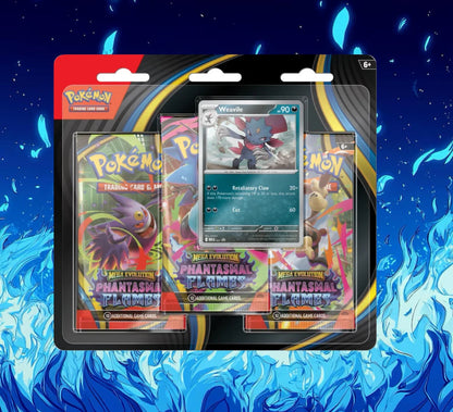 ME2 Phantasmal Flames 3 Packs Blister (Sneasel/ Weavile)