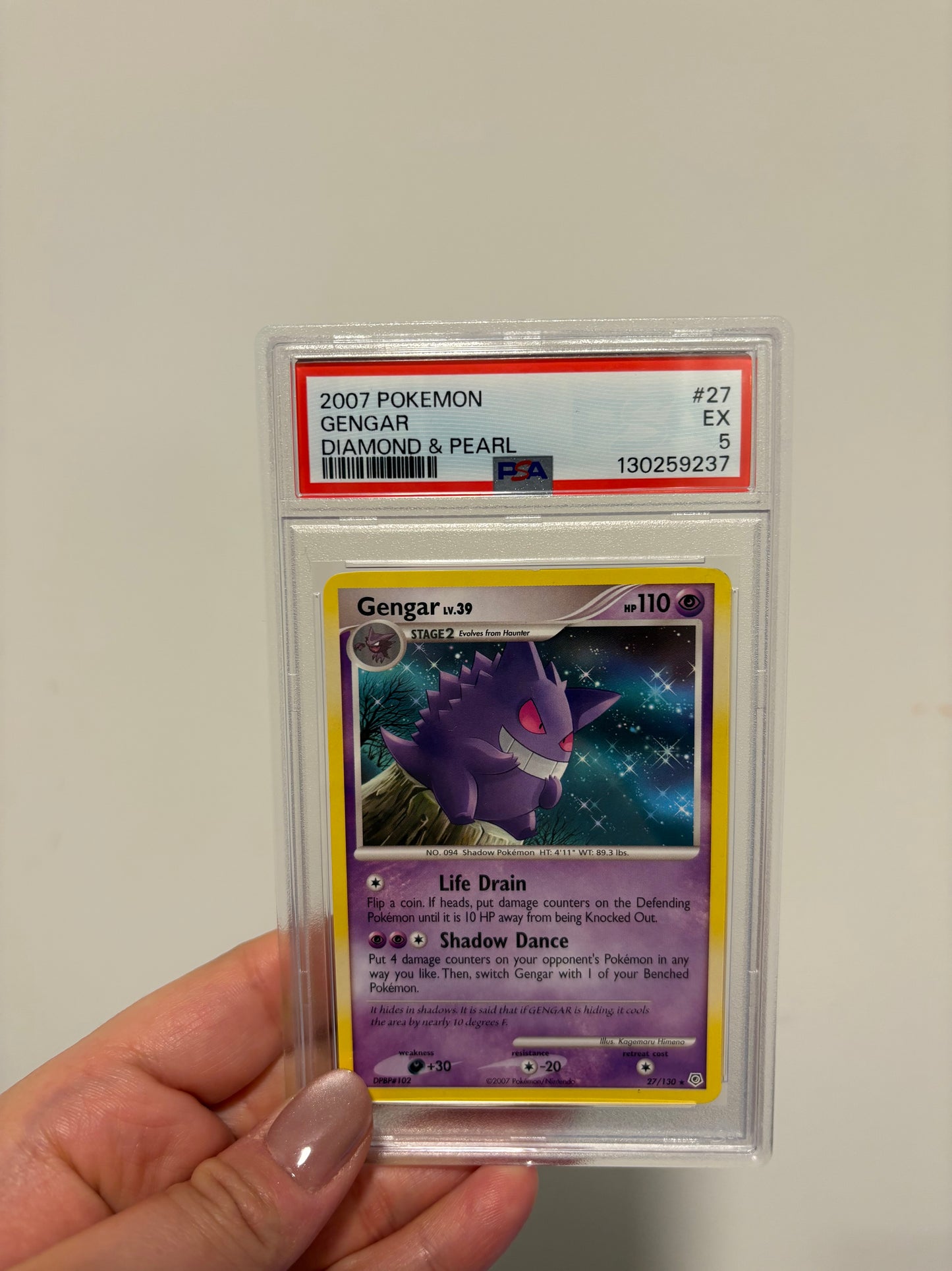 [ PSA 5 ]  Gengar #27