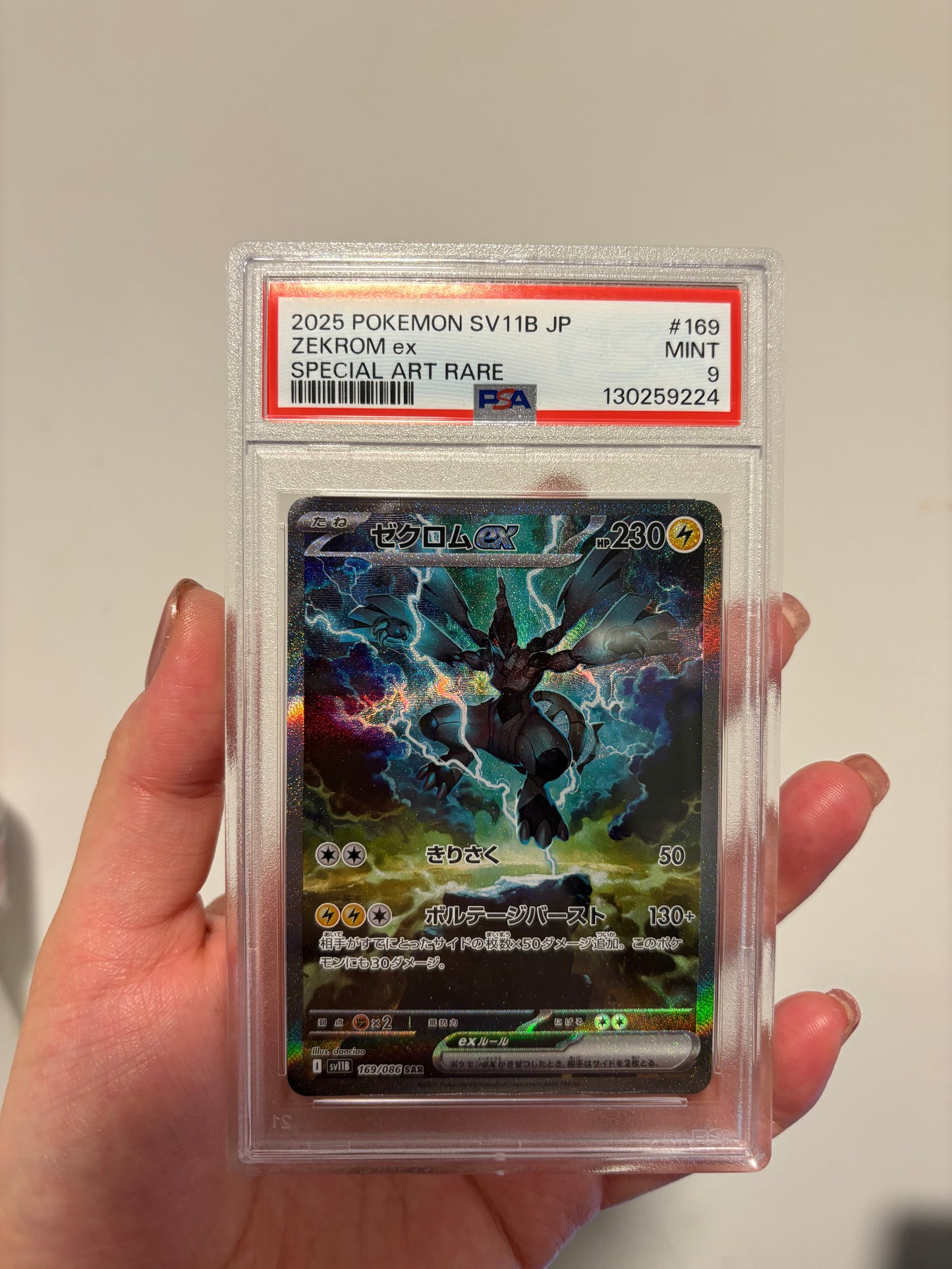 [ PSA 9 ]  Zekrom EX (JP) #169