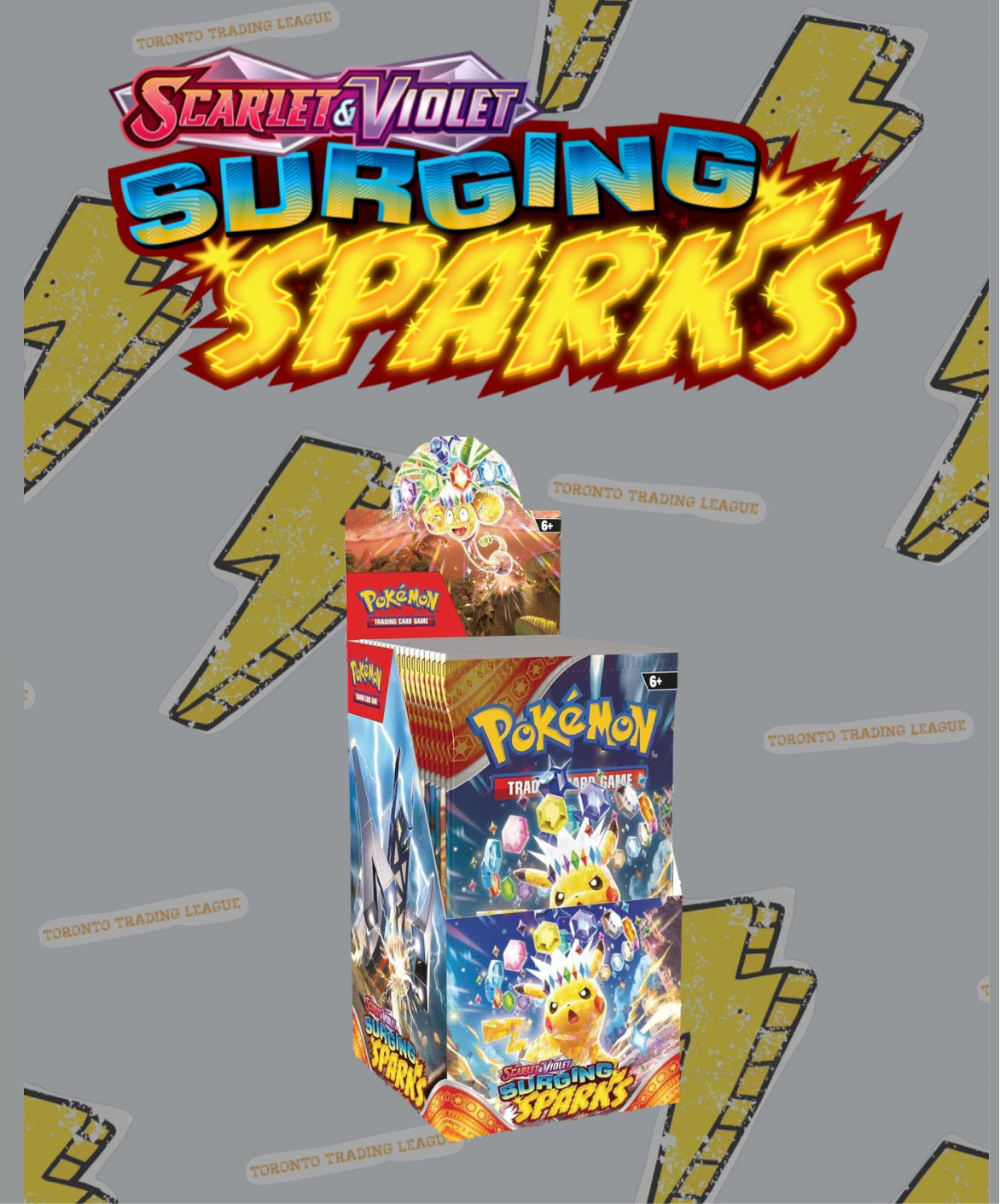 SV8 Surging Sparks half booster box (18 Packs)