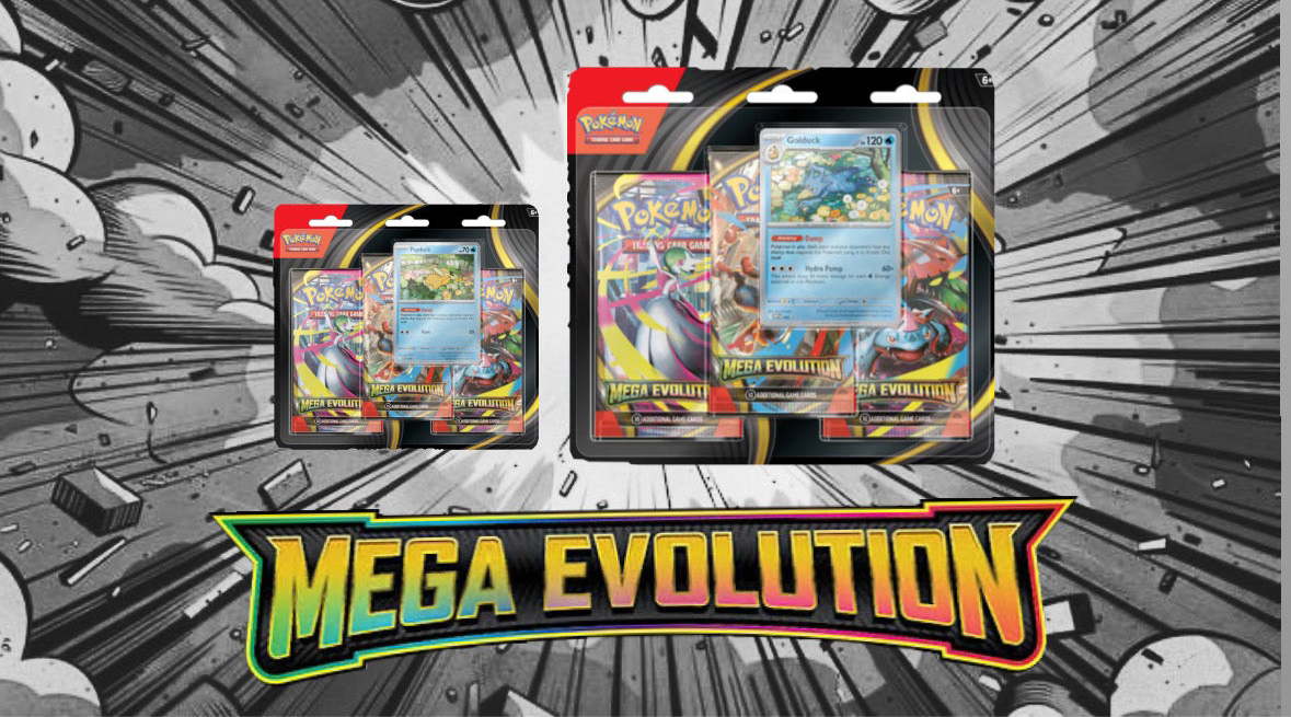 ME1 Mega Evolution 3 Pack Blister (Psyduck / Golduck)