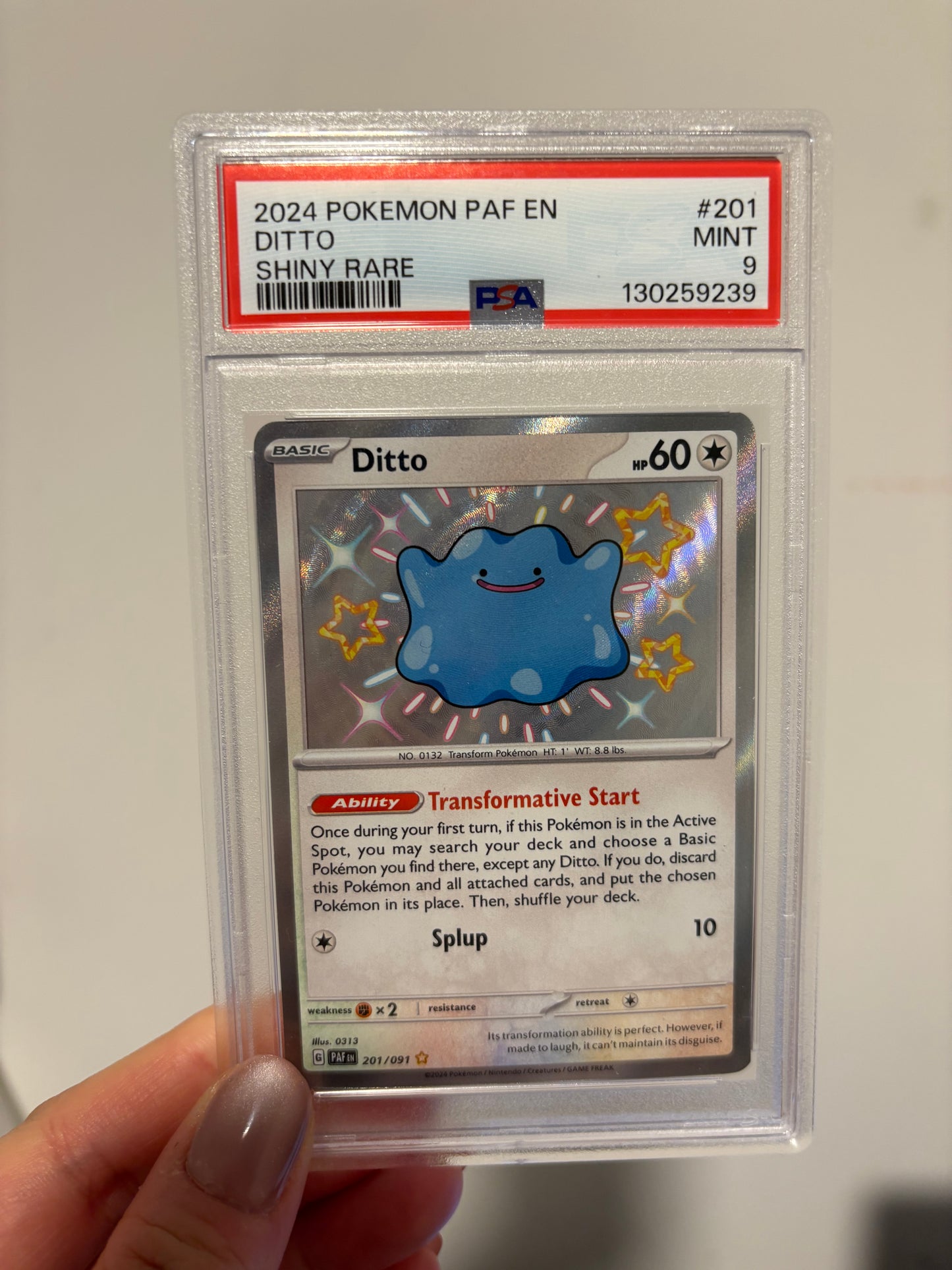 [ PSA 9 ]  Ditto #201