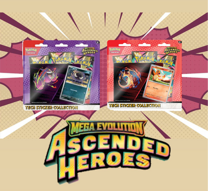 ME2.5 Ascended Heroes (Wave 1) Tech Sticker - Charmander /Gastly