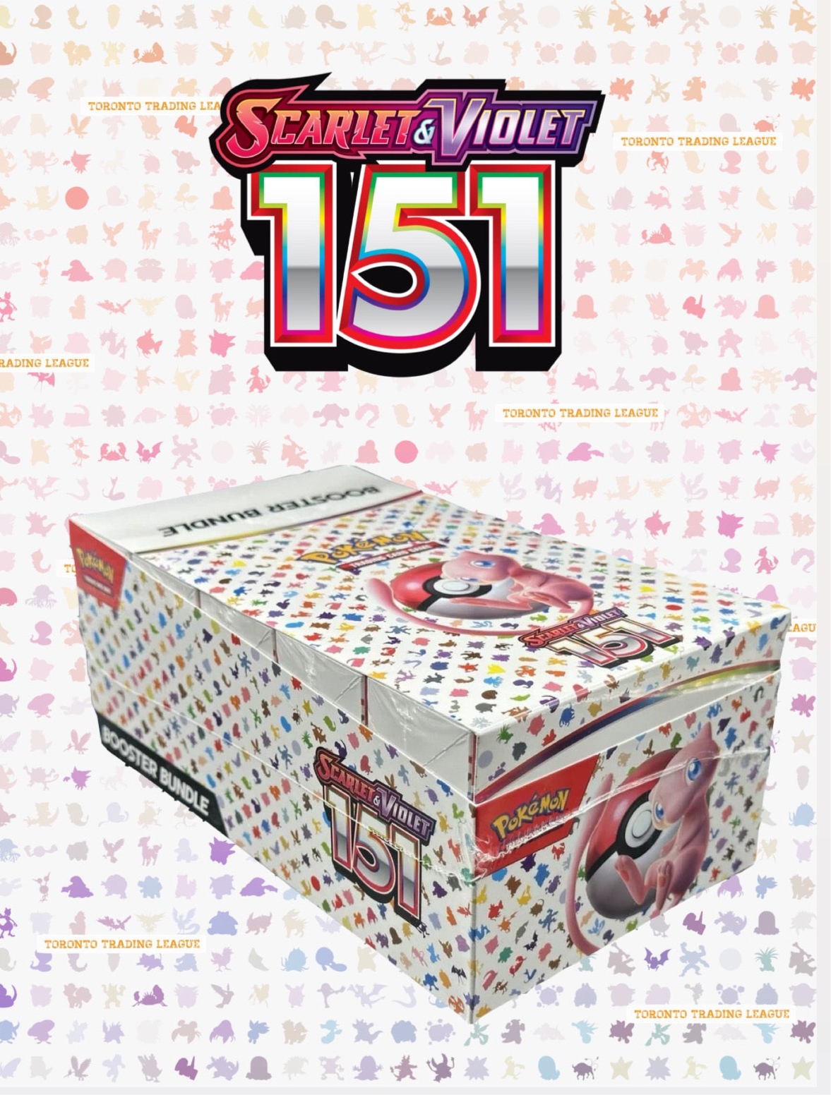 151 booster bundle case (sealed)