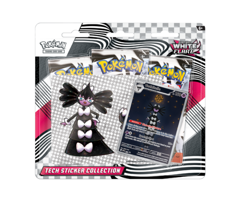 SV10.5 Black Bolt & White Flare Tech Sticker Collection