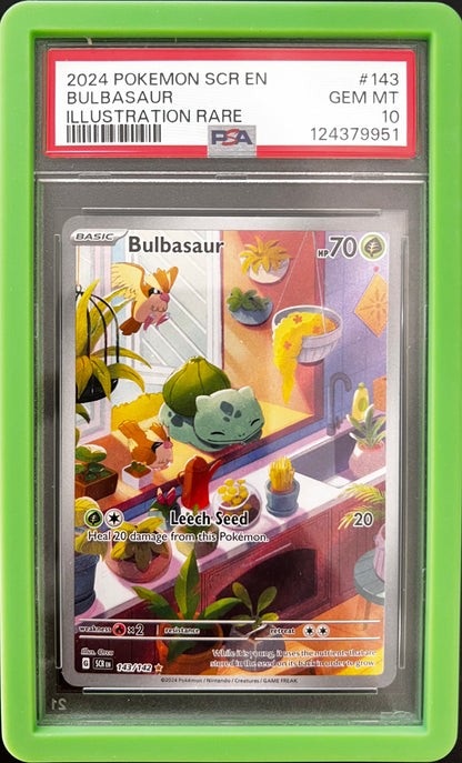 [ PSA 10 ]  Bulbasaur #143/142 (IR)
