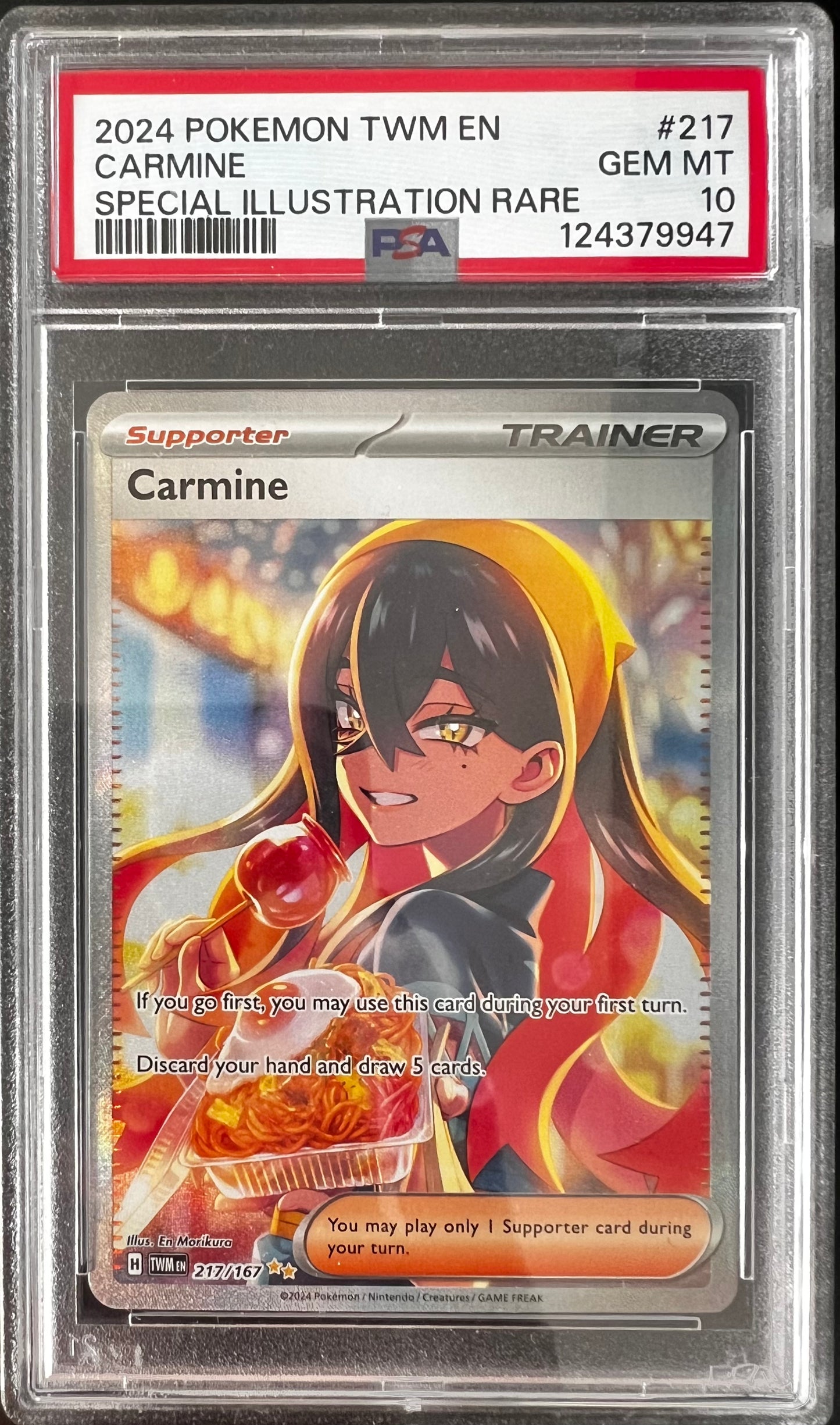 [PSA 10] Carmine #217/167 (SIR)