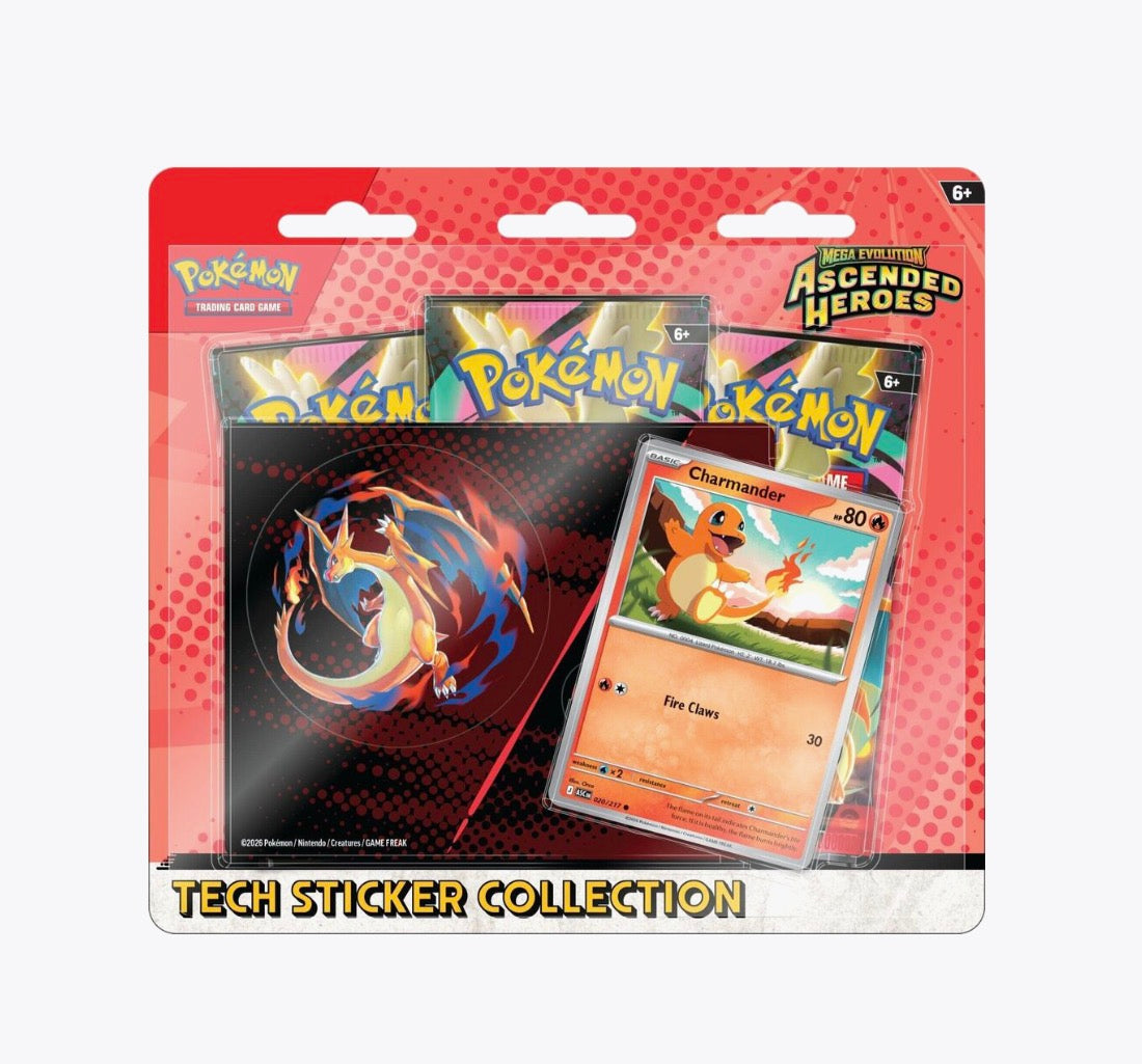 ME2.5 Ascended Heroes (Wave 1) Tech Sticker - Charmander /Gastly