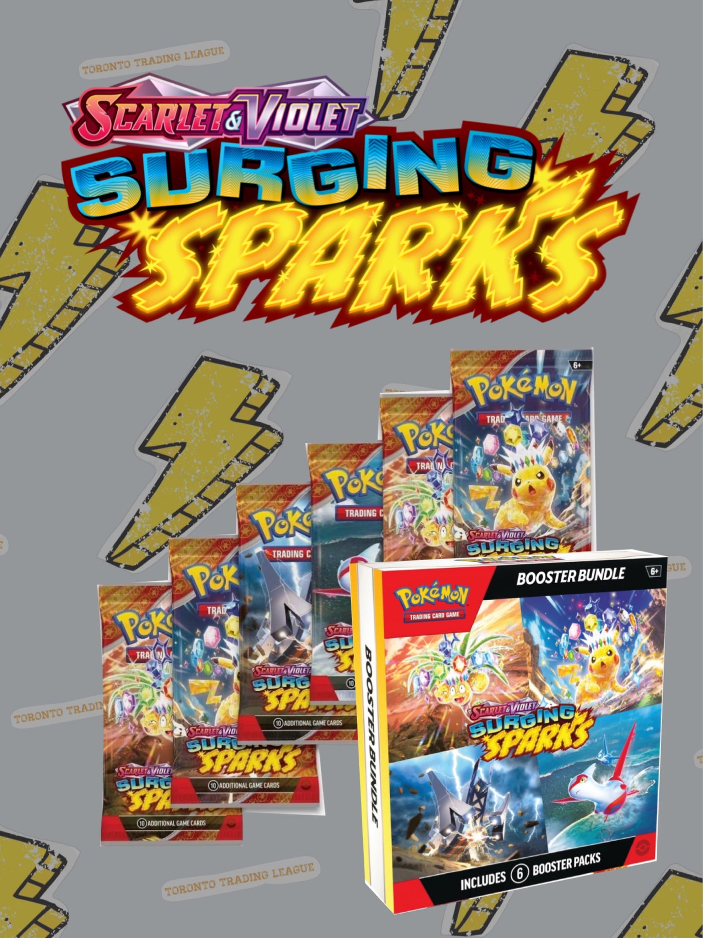 SV8 surging Sparks booster bundle