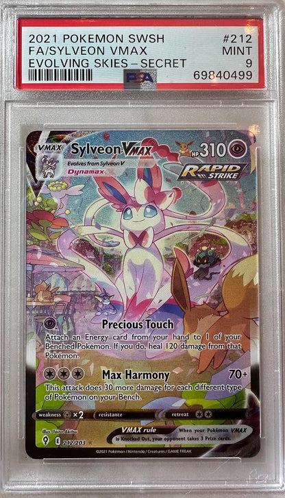 [PSA 9] Sylveon VMAX SIR #212/203