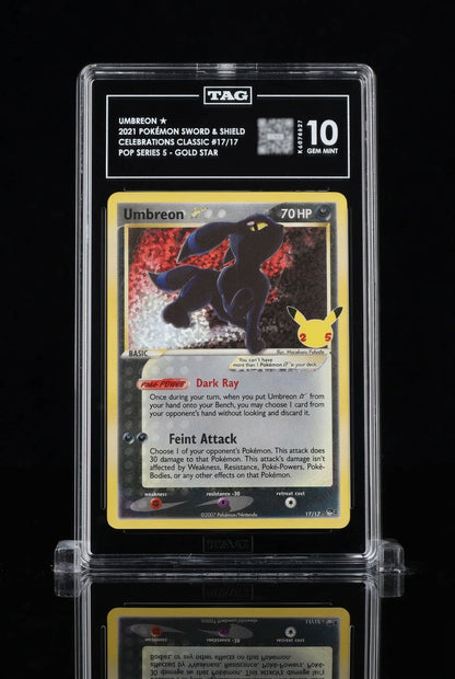 [ TAG 10 ] Umbreon Gold Star (25th Celebration) #17