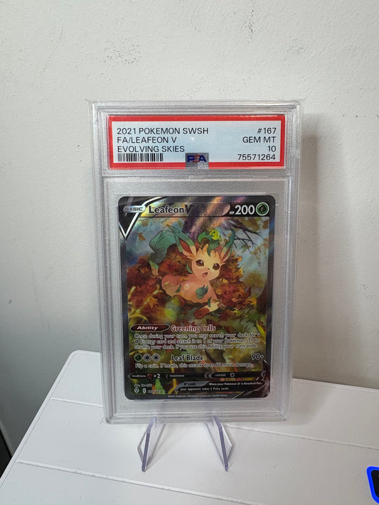 [ PSA10] Leafeon V #167