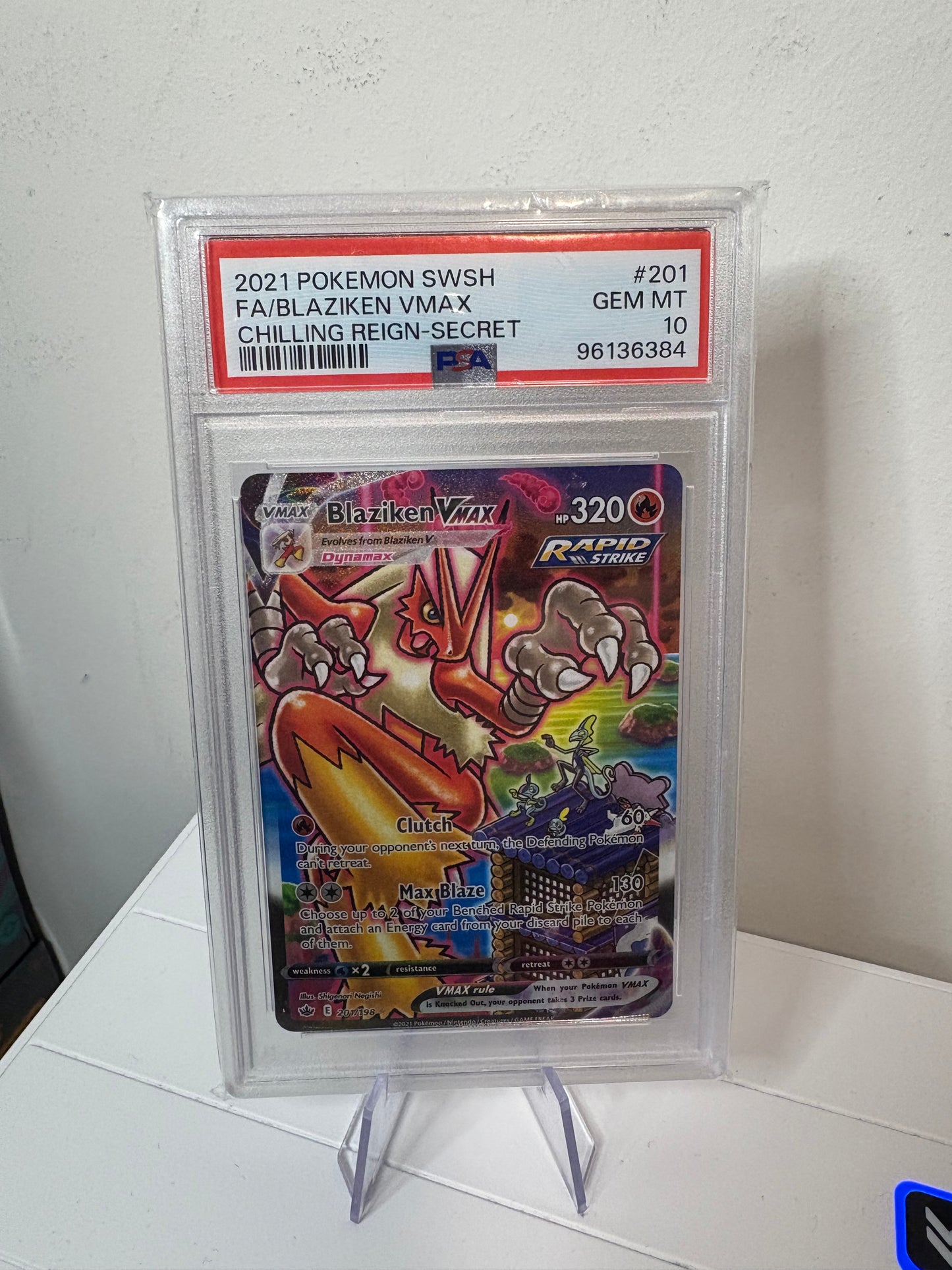 [ PSA10 ] Blaziken Vmax #201