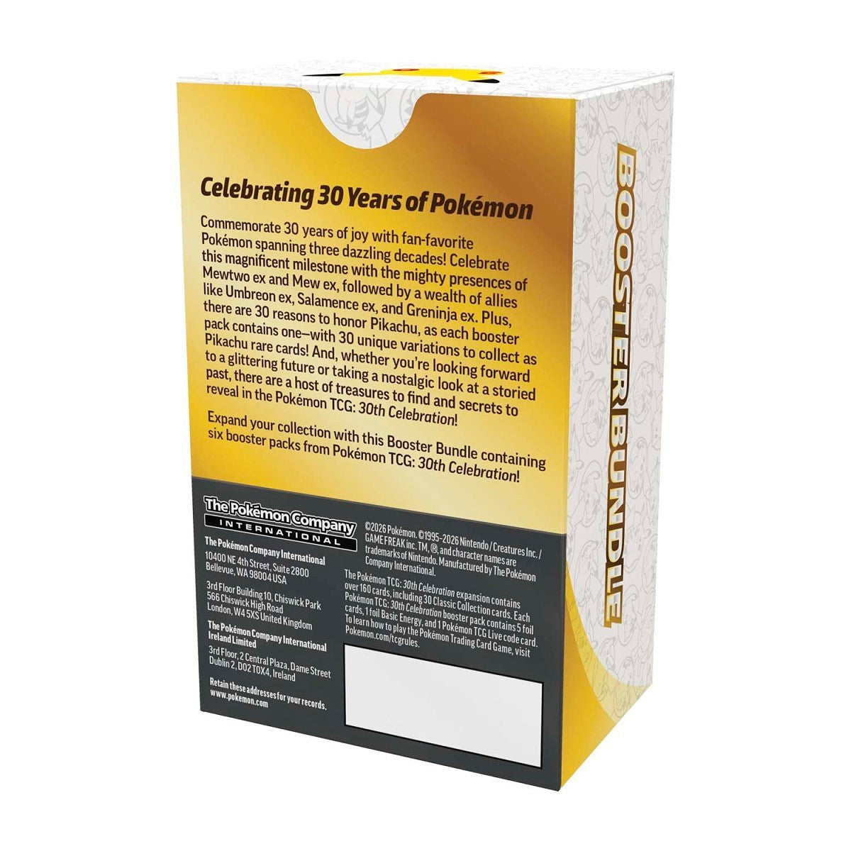 30th Celebration Booster Bundle (6 Packs)