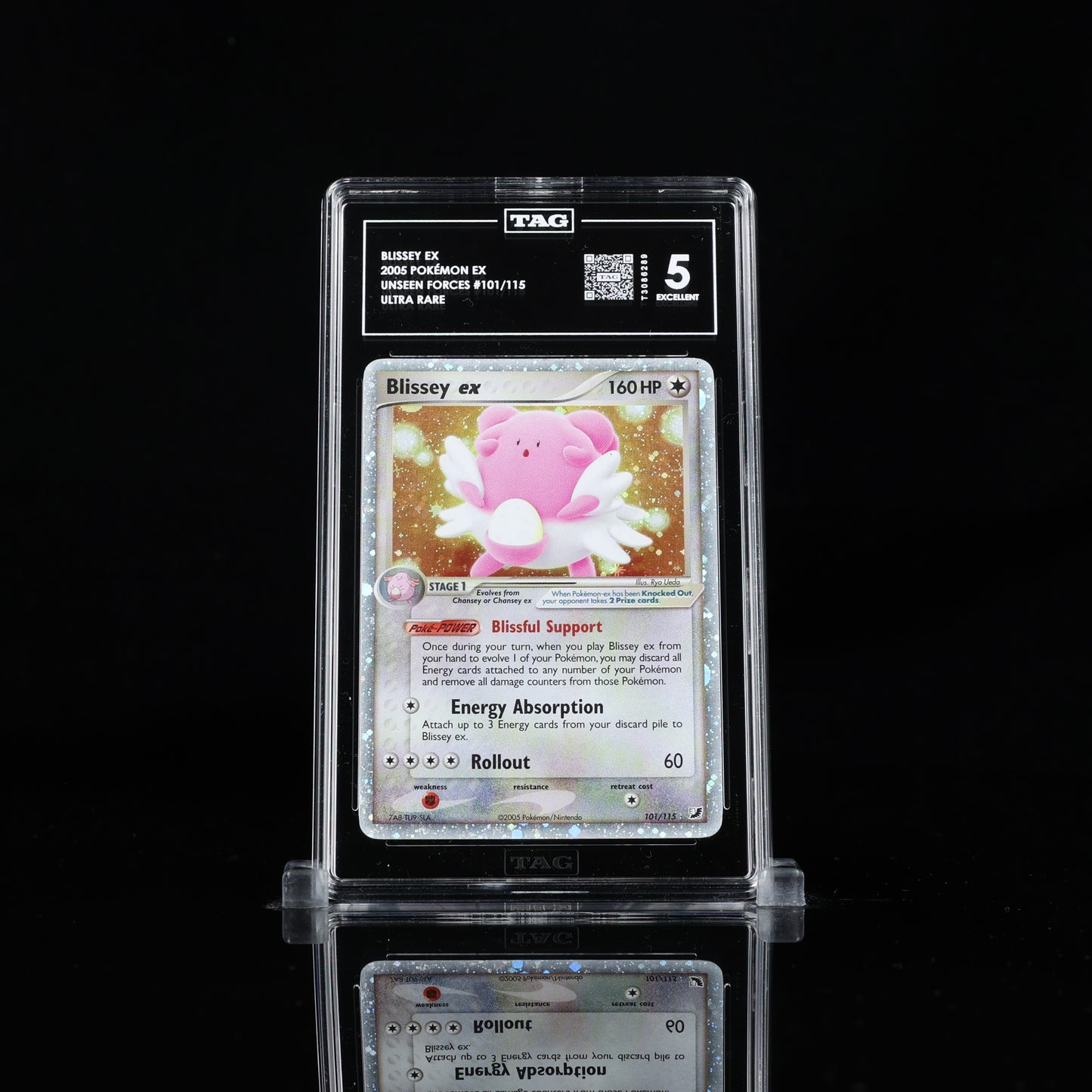 [TAG 5] 2005 EX UNSEEN FORCES BLISSEY EX #101/115