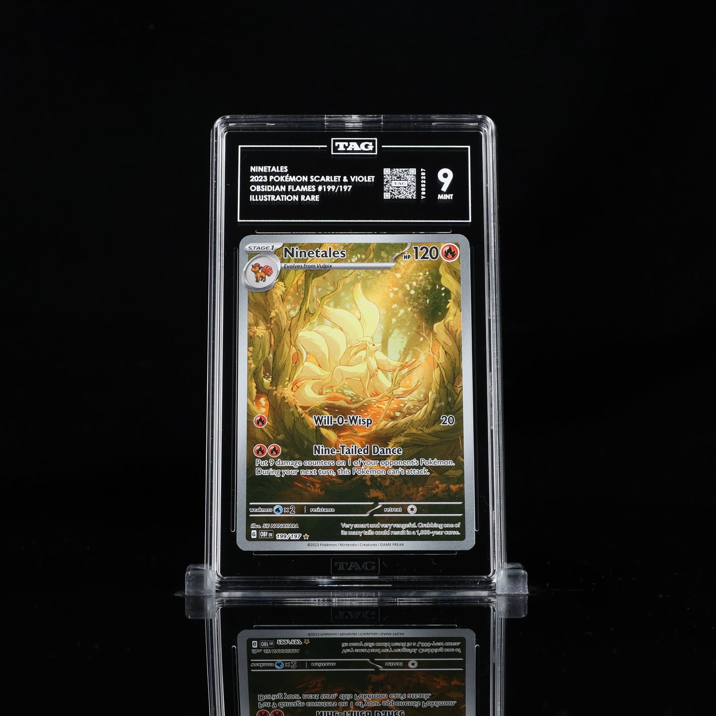 [TAG 9] 2023 SV OBSIDIANT FLAMES NINETALES #199/197 (IR)