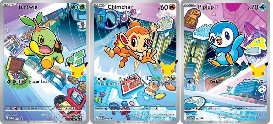 (Promo) First Partner Collection 2026 - Sinnoh Starter (Turtwig, Chimchar and Piplup)