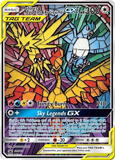 [PROMO] Moltres & Zapdos & Articuno GX #SM210