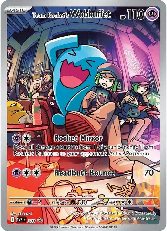 [Scarlet Violet Promo] Team Rocket's Wobbuffet #203