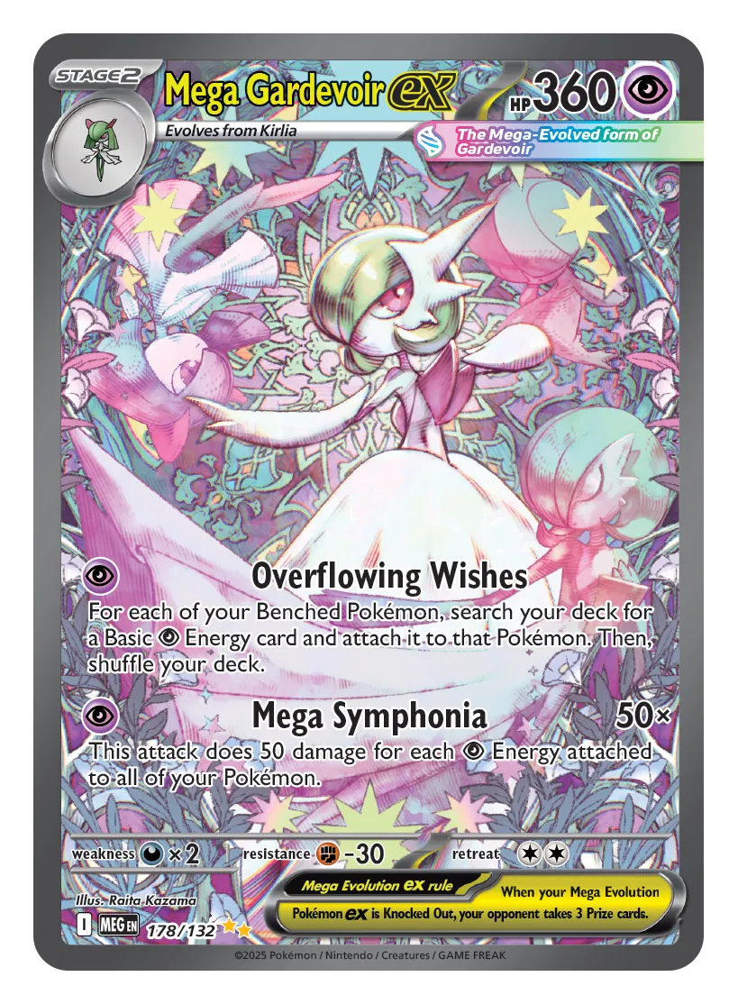 (NM) Mega Gardevoir ex #178