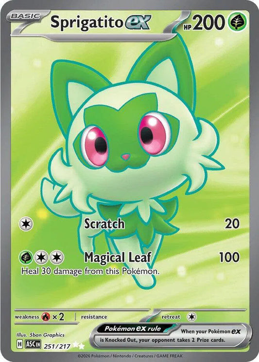 (NM) Sprigatito ex #251